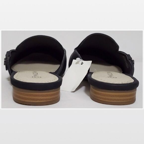 New Massini Shoes Womens Size 6 Black Mule Slides Casual Textured NWT - Picture 9 of 14